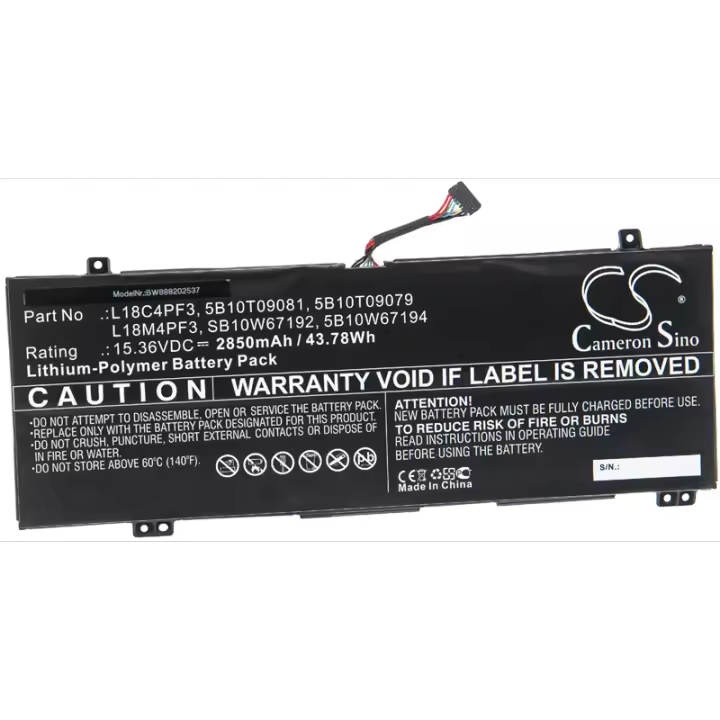 Bateria Portatil Lenovo 2865Mah 15.36V 45Wh - 1