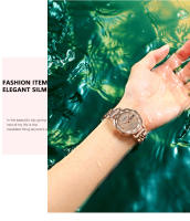 Reloj De Mujer POEDAGAR Elegante Y Lujo Resistente Al Agua Con Luminiscencia Fecha Día De La Semana Moda Acero Inoxidable Cuarzo Reloj De Pulsera Para Mujer - details 7