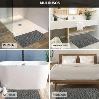 Alfombra De Baño Antideslizante 3D Piel De Cobblestone Absorbente Alfombrilla De Puerta Para Piso Máquina Lavable Secado Rápido Moderno Estilo - details 0