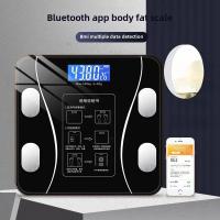 Báscula Electrónica De Precisión Para El Hogar Con Carga USB Medidor Inteligente De Peso Corporal Cuadrado De 150KG - details 1