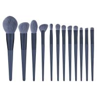 Herramientas de belleza: 10 brochas de maquillaje, brocha azul ahumado + bolsa - details 0