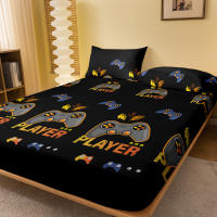 Manta De Cama Gigante Con Patrón Negro Mate 1 Pieza Colchón De Cama De Dibujos Animados Para Dormitorio Material Poliéster 100% - details 1