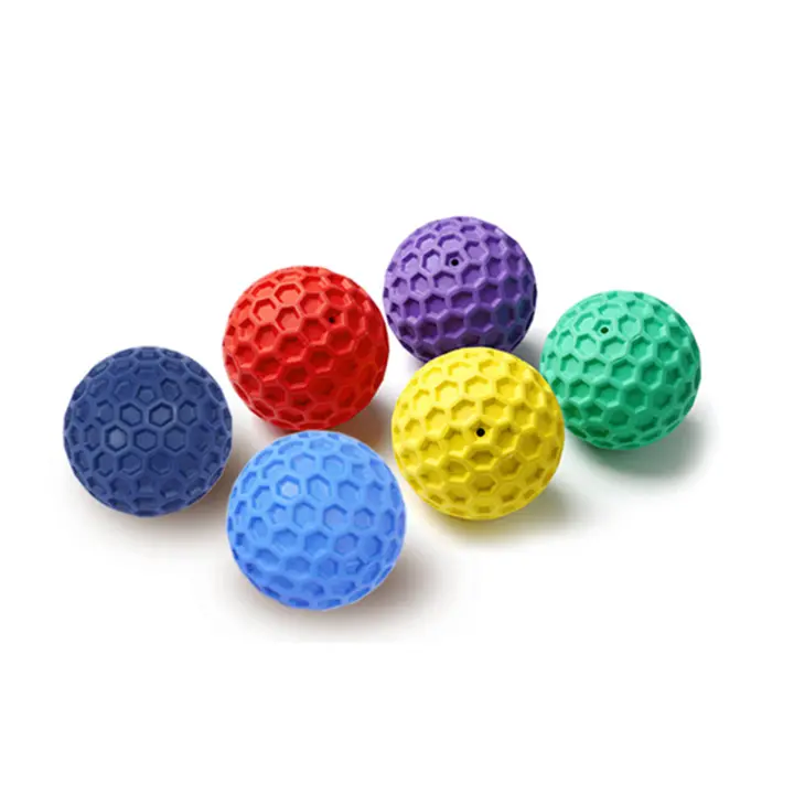Juguetes Para Perros Resistentes Al Masticar Interactivos Con Sonido De Lanzamiento Bolas De Honeypot Fáciles De Rodar Para Limpieza De Dientes De Tu Mascota - 1