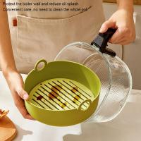 Silicona Asador De Aire Bandeja Para Horno Fácil De Limpiar Reutilizable Accesorios Para Airefryer Pan De Silicona Para Hornear Y Freír Pollo Pizza - details 1