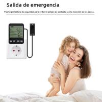 Enchufe Con Control De Humedad Y Temperatura LCD Display Thermostat Switch Sensor De Temperatura Y Control De Humedad Para El Hogar - details 7
