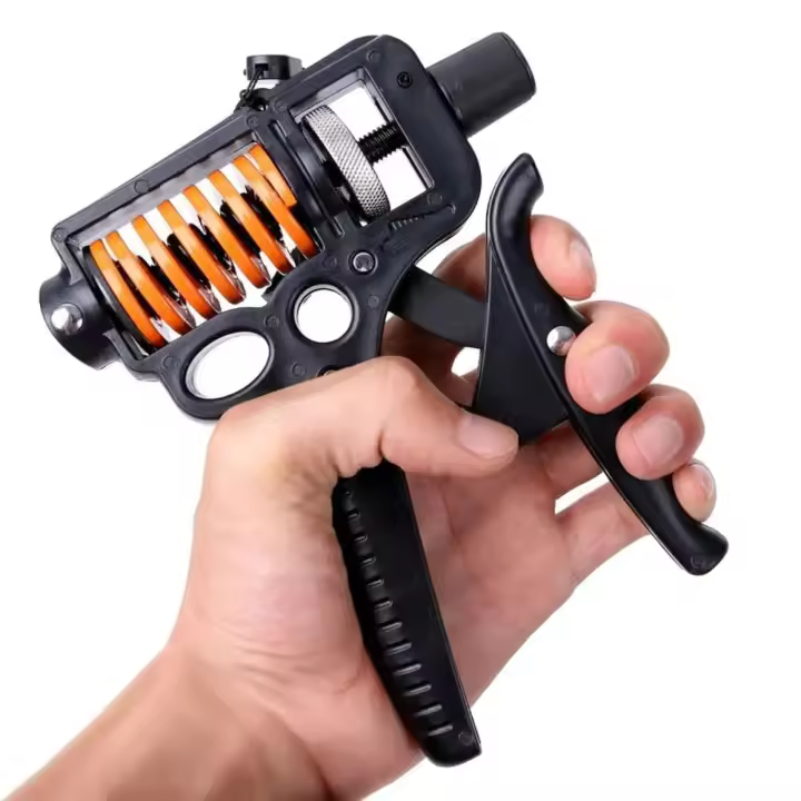 5-165kg Adjustable Heavy Hand Grip Strengthener Finger Expander Arm Wrist Forearm Trainers Fitness Steel Spring Exercise - 1
