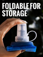 Botella De Agua Collapsible De Silicona WRELS Para Deporte Y Viajes BPA Free TPU Suave Capacidad 401ml-500ml Para Running Camping Y Senderismo - details 2