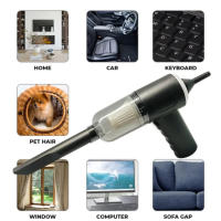 Aspiradora portátil 3 en 1: soplador y aspirador inalámbrico de mano para la limpieza de automóviles y el hogar - details 4