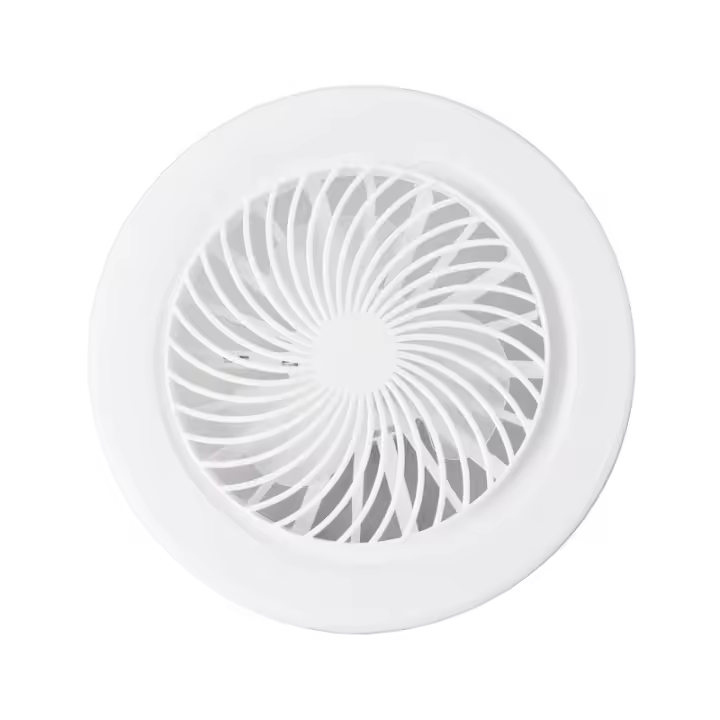 Ventilador de techo cerrado con luz y control remoto, ventilador de techo LED con luz, ventilador de techo moderno de perfil bajo para dormitorio, - 1