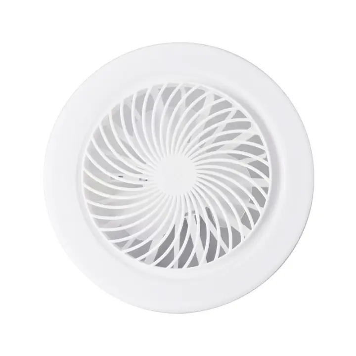 Ventilador de techo cerrado con luz y control remoto, ventilador de techo LED con luz, ventilador de techo moderno de perfil bajo para dormitorio, - 1