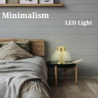 Lámpara De Mesa Recargable USB De Metal Con Puntos Táctiles LED Para Decoración De Habitación Barra De Restaurantes Luz De Ambiente Nocturna - details 5
