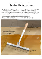 Cepillo De Limpieza Con Mango De Silicona Y Mopa Para Piso Y Ventanas Cabeza Flexible Para Baño Y Cocina Herramienta Doméstica - details 9