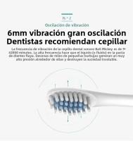 Brauseador Eléctrico Ultrasonido Automático Inteligente Para Adultos Cepillo De Dientes Con Múltiples Modos De Limpieza Impermeable Fácil De Transportar Con Cepillo Suave De Piel De Oveja Ultra Fina - details 2