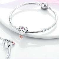 Encanto De Colgante De Árbol De Familia Platinado En Plata Para Pulsera De Bangle Y Collar DIY Regalo Con Doble Vuelo Aéreo - details 221