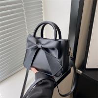 Bolso De Hombro Para Mujer De Cuero PU Sólido Bolso De Mochila Casual Para Comunicación Diaria Bolso De Correa Con Lazo Trendy - details 10