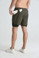 Nuevos Shorts De Verano Para Hombre Doble Capa Gimnasio Deportivo Secado Rápido Entrenamiento 2 En 1 Multibolsillos Pantalones De Correr - details 38