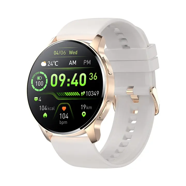 Reloj Inteligente Mujer with Función de Llamada, Pulsera de Actividad Presión Arterial Frecuencia Cardíaca Oxígeno Sangre Sueño para Android iPhone, Gift para Mujer Pd3.cc - 1