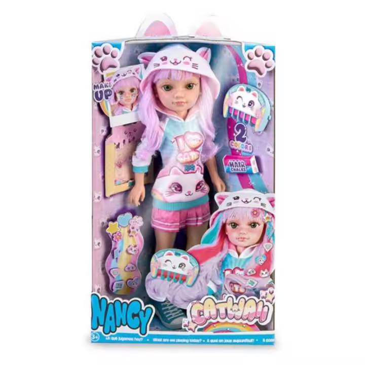 Muñeca Nancy Catwaii - Diviértete creando peinados Nancy NANCY - 1