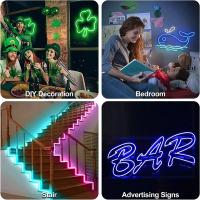 Tira De Luces LED Neón RGB Con Control Bluetooth Tubo Flexible Inteligente Para Cambio De Color Luz De Rope Para Interiores Hogar - details 10