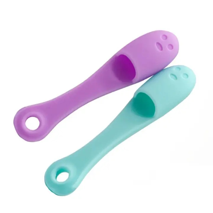 Kit De Cepillo Para Dedos De Perro FELISTORY Diseño Ergonómico No Daña La Encía Silicona Suave Para Limpiar Los Dientes Del Perro - 1