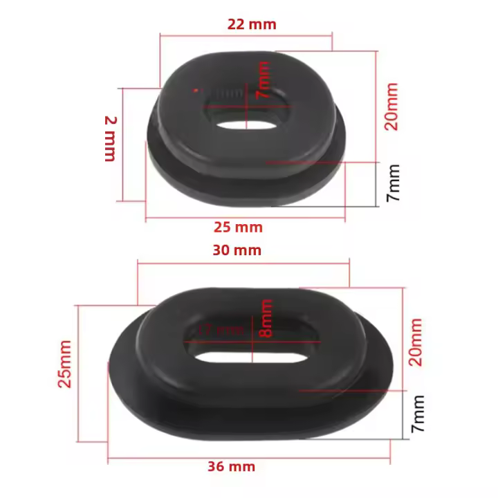 Cubiertas Lateral Del Motocicleta 12pcs Goma De Sellado Para Carrocería Tornillos De Armadura Accesorios De Motocicleta - 1