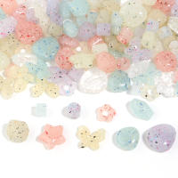 Lote De 10 Piezas De Cuentas De Acrílico En Colores Con Puntos Impresos Para La Creación De Joyas Accesorios De Pulseras Y Collares DIY - details 1