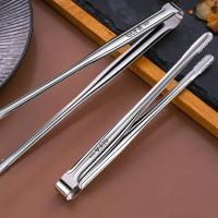 Pinzas De Barbecue De Acero Inoxidable Antideslizantes Para Cocinar Portable Para Picnic Tweezers De Sándwich De Carne Pinza Para Ensalada Y Pan Adecuadas Para La Cocina - details 3