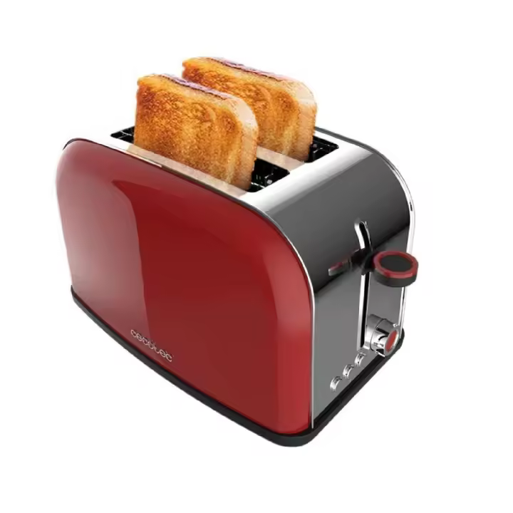 Cecotec Tostador vertical Toastin' time 850 Red Lite - 1
