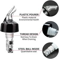 Triturador Automático De Botella De 1 Oz (30 mL) Pack De 3 Dispensador De Cócteles Vino Y Drinks Medidor Rápido Eco-amigable - details 2