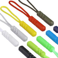 10pcs Cremalleras De Colores Con Tiradores Reemplazo De Etiquetas Cuerda Para Maletas Tent Backpack Fijador De Cremalleras Roturas - details 1