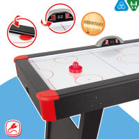 COLORBABY - Mesa Air hockey niños, 137x73x84 cm, 2 jugadores, marcadores eléctricos, material resistente, esquinas redondeadas y reforzadas, juegos de mesa, juego discos aire, juguetes niños 6 años, regalos niños - details 1