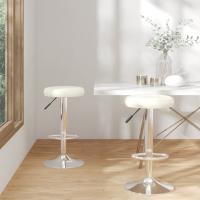vidaXL Taburetes de cocina 2 unidades cuero sintético en color Negro/Gris/Blanco y más | cómodas modernas ergonómicas para comedor cocina salón hogar - details 3