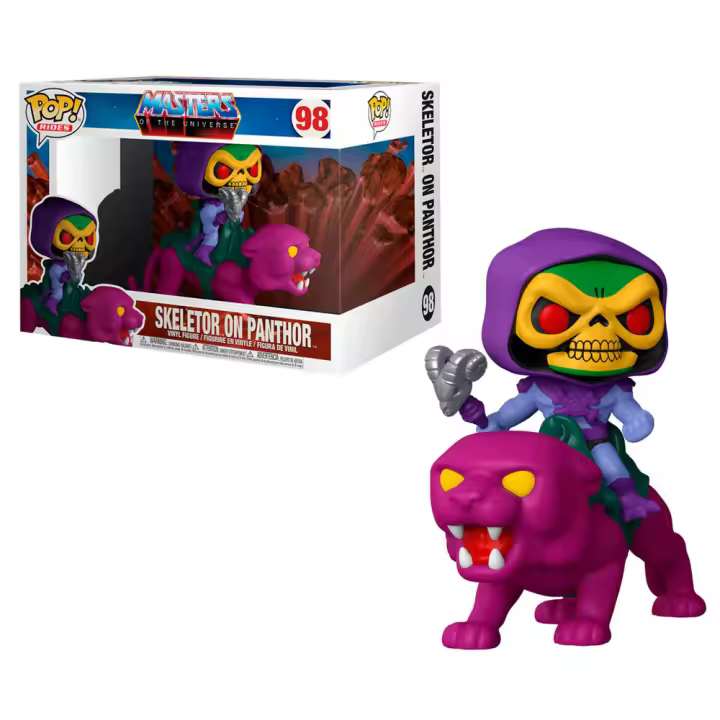 Figura Funko Pop Masters Of The Universe Skeletor On Panthor-Figura de Vinilo Coleccionable - Idea de Regalo- Mercancia Oficial - Juguetes para Niños y Adultos - Movies Fans - Muñeco para Coleccionistas y Exposición - 1