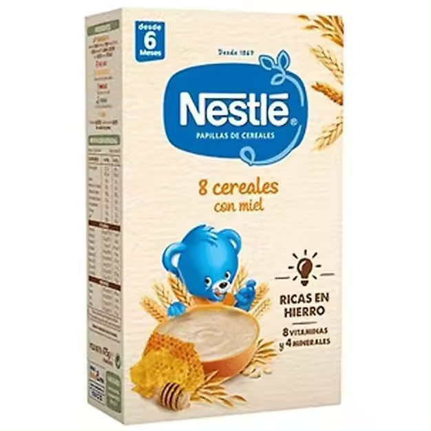 Nestlé Papilla 8 Cereales Con Miel 950G - 1