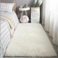 VIKAMA Alfombra De Seda Y Lana Moderna Para Dormitorio Y Sala De Estar Alfombra De Lado Del Cama Suave Y Cómoda No Perde Cabello Alfombra Interior Antideslizante Resistente Al Agua Y Al Desvanecimiento - details 4