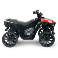 INJUSA Coche Eléctrico para Niño 6V Rojo -  Quad Racing para Niños 3 Años con Marcha Atrás + Luces LED + Sonidos + Pedal Acelerador + Freno Eléctrico + Batería 6V + Medidas 68 x 41 x 46 cm | Vehículo Eléctrico Niño y Niña | Color Rojo, Verde y Amarillo - details 3