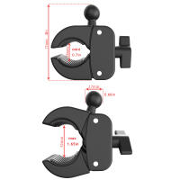Soporte De Tableta Para Manillar De Motocicleta Bicicleta Scooter Clip Para Teléfono Compatible Con iPad 12.9 S8 S7 Fe Mas - details 6