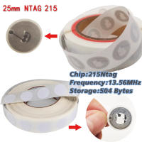 Etiquetas NFC Adhesivas 13.56 MHZ 540Bytes Ntag213 Ntag215 Para Teléfonos NFC Pack De 100 50 Y 10 Piezas Etiquetas De Control De Acceso - details 0