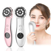 Masajeador De Rostro RF Rejuvenecimiento De La Piel LED Facial Levantamiento Belleza Vibración Eliminación De Arrugas Cuidado Del Piel - details 0