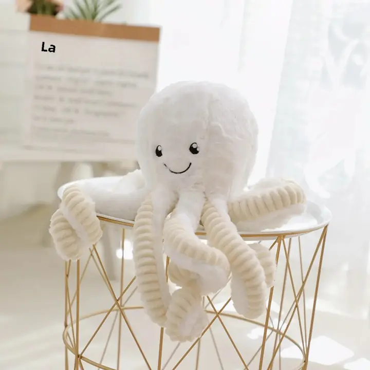 Peluche De Octopus Simulación Colgante Juguetes De Animal Suave Kawaii Para Decoración Del Hogar Regalo De Cumpleaños Para Niños - 1