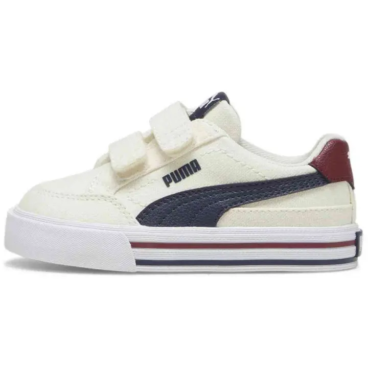 Zapatillas Puma modelo Court Classic Vulc Fs V Inf en color Warm White-Puma Navy-Sugared Almond - 1