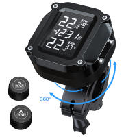Sistema De Monitoreo De Presión De Neumáticos Para Motocicleta Powstation TPMS Wireless Con Alarma De Temperatura Y Pantalla Colorida Recarga Solar - details 23