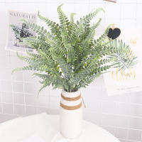 Plantas Artificiales 60cm Pernasa Fern Green Hojas Verdes Decoración De Habitaciones Falso Grama Plástica Para Casas Bodas Y Fiestas Navideñas - details 4