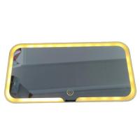 Espejo De Maquillaje Para Coche Con 3 Modos De Luz Y 60 LEDs Espejo De Vestíbulo Recargable ABS Aluminio Para Interiores De Coche - details 5