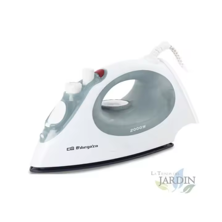 SUINGA Plancha vapor automática Orbegozo 1600W, suela acero inoxidable, compacta y eficiente para un planchado sin esfuerzo - 1