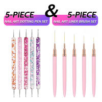 Set De 10 Pinceles Para Arte De Uñas Liner Acrílico Profesional Herramienta De Manicura Con Plumas De Pintura Para Diseño De Uñas - details 2