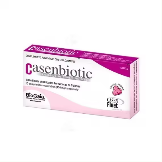 Casen Biotic Fresa 10 Comprimidos Masticables - 1
