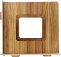 Organizador de escritorio Extraordinario de Madera, archivador de Revistas, colector de Archivos, estantes de libros de Bricolaje con 4 compartimientos, Colector de catálogos para Libros, alfombras, revista, Cuadernos, soporte de CD. - details 2