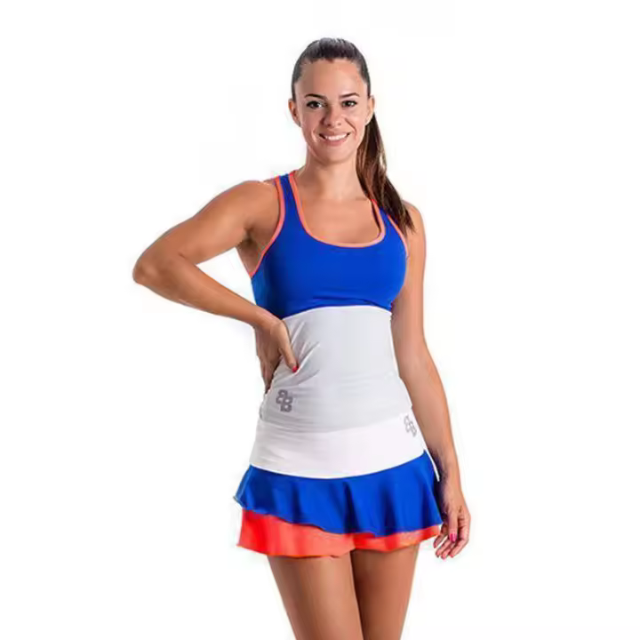 Camiseta BB Fosil Azul Blanco - 1