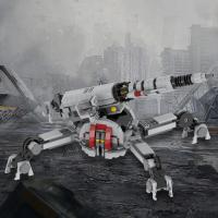 MOC 451PCS Anti-Armor Cannon Serie Militar Bloques De Construcción DIY Juguete Educativo Para Niños Regalo De Navidad Tema De Guerra Y Ciencia Ficción - details 3